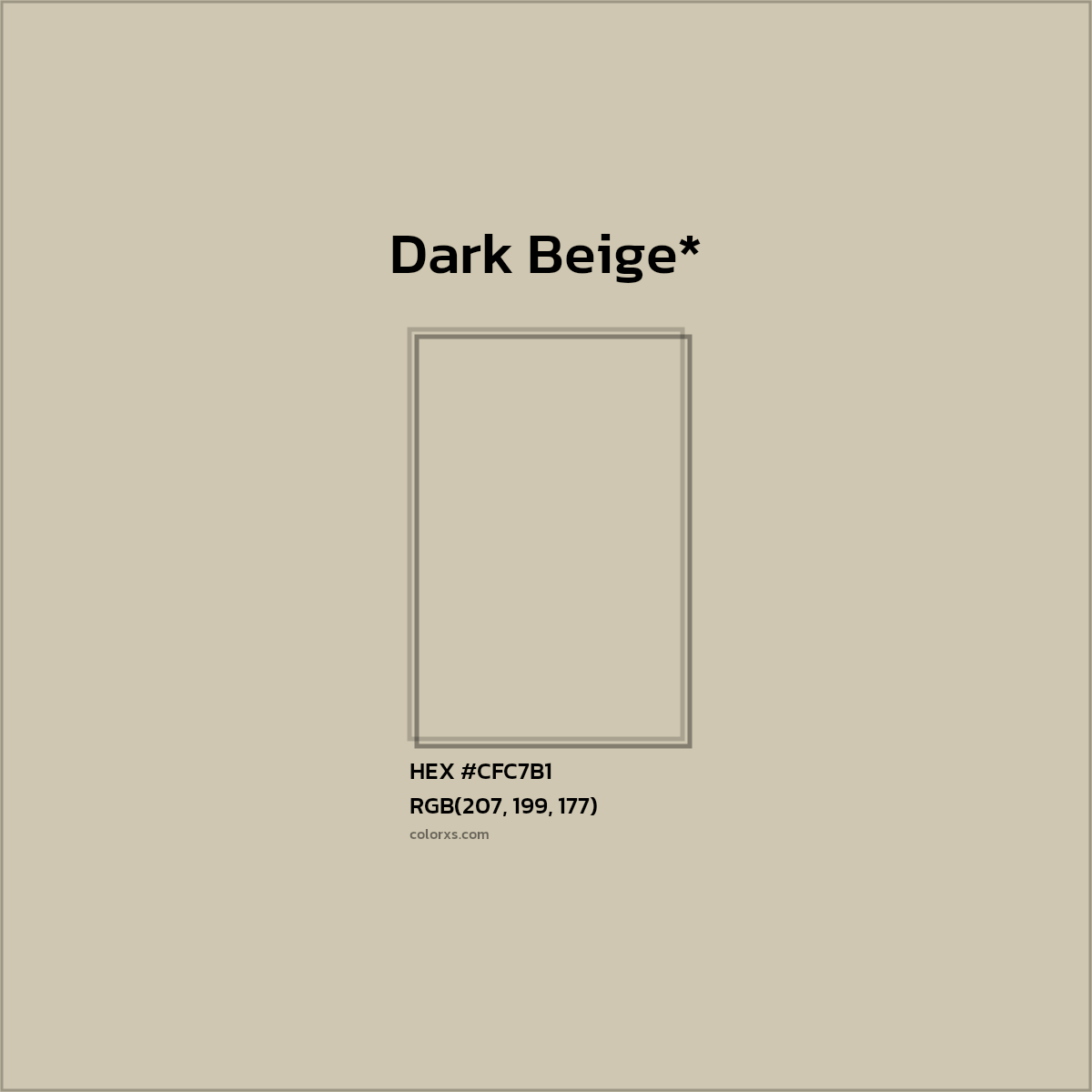 HEX #CFC7B1 Color Name, Color Code, Palettes, Similar Paints, Images