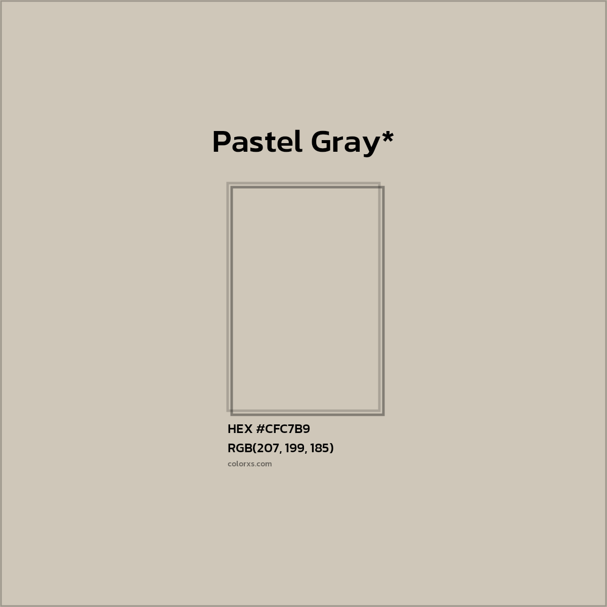 HEX #CFC7B9 Color Name, Color Code, Palettes, Similar Paints, Images