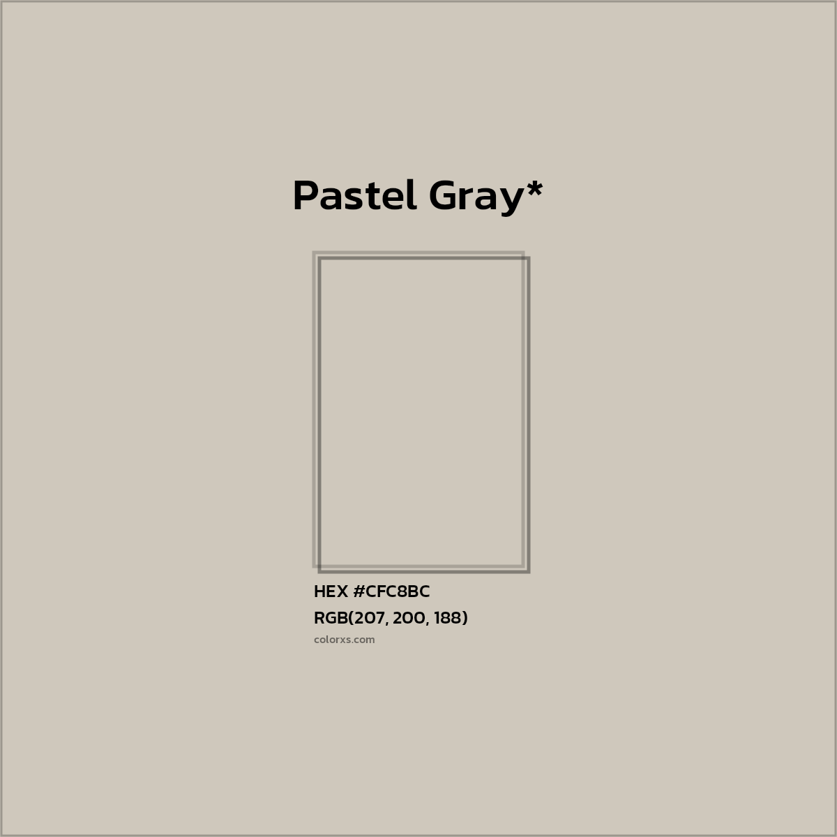 HEX #CFC8BC Color Name, Color Code, Palettes, Similar Paints, Images