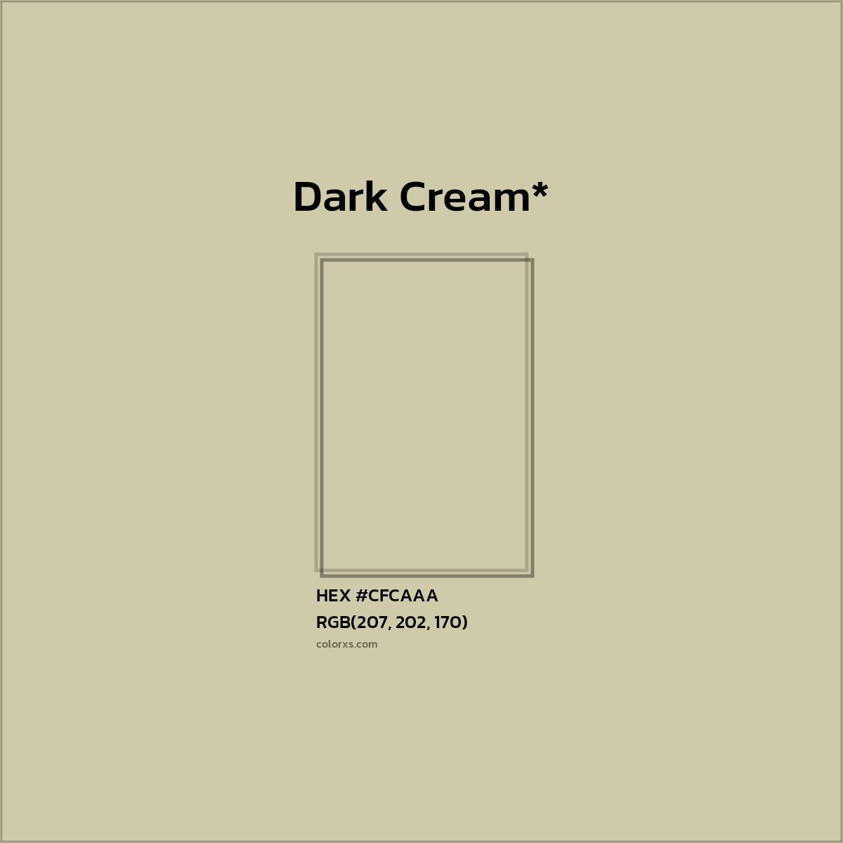 HEX #CFCAAA Color Name, Color Code, Palettes, Similar Paints, Images