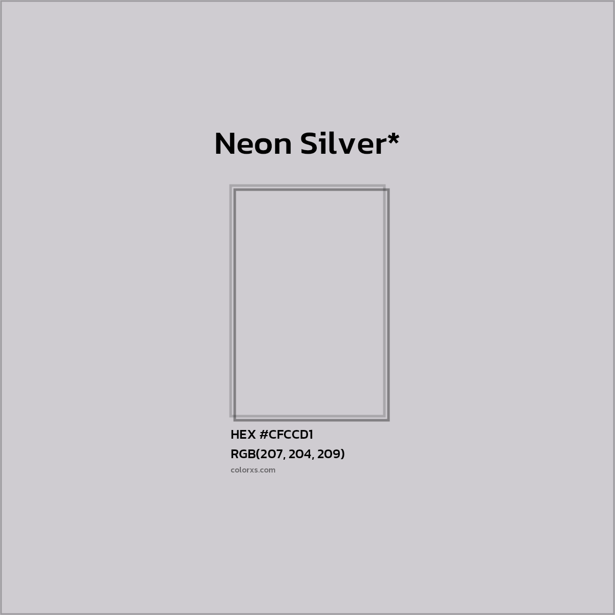 HEX #CFCCD1 Color Name, Color Code, Palettes, Similar Paints, Images