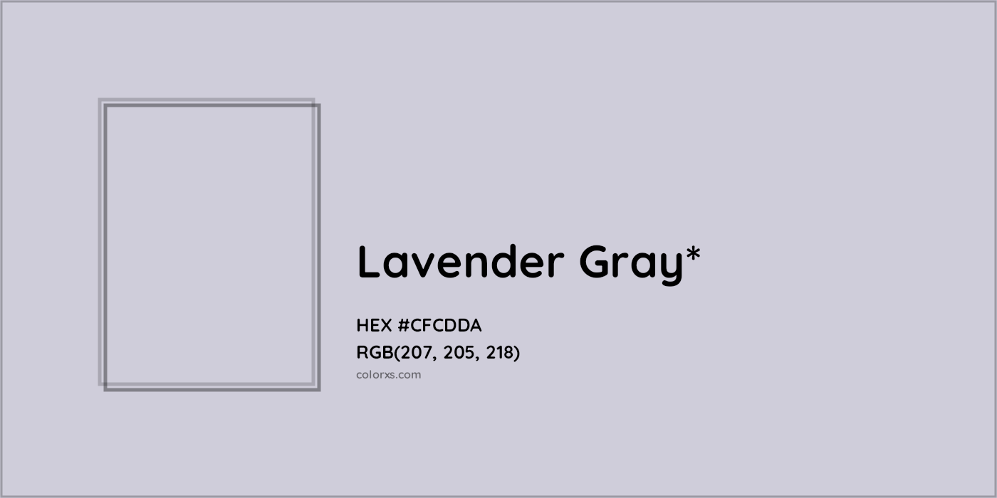 HEX #CFCDDA Color Name, Color Code, Palettes, Similar Paints, Images