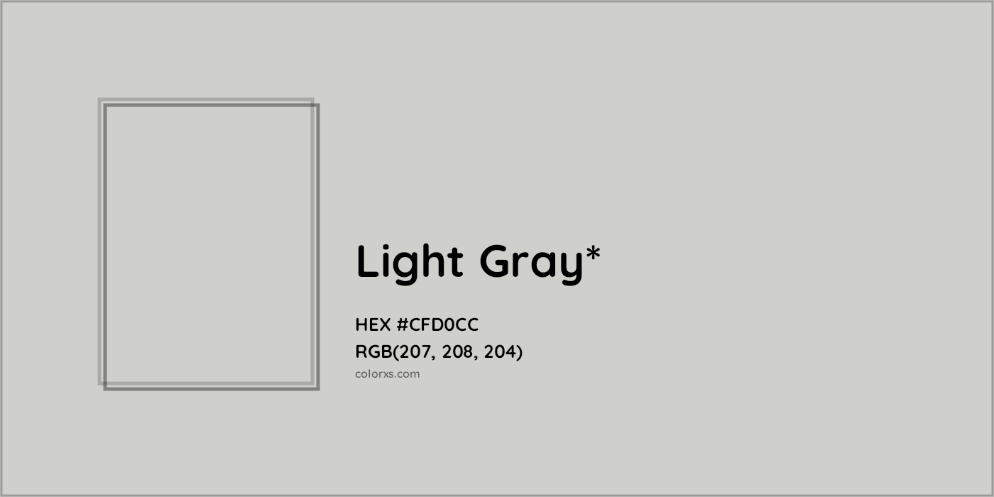 HEX #CFD0CC Color Name, Color Code, Palettes, Similar Paints, Images