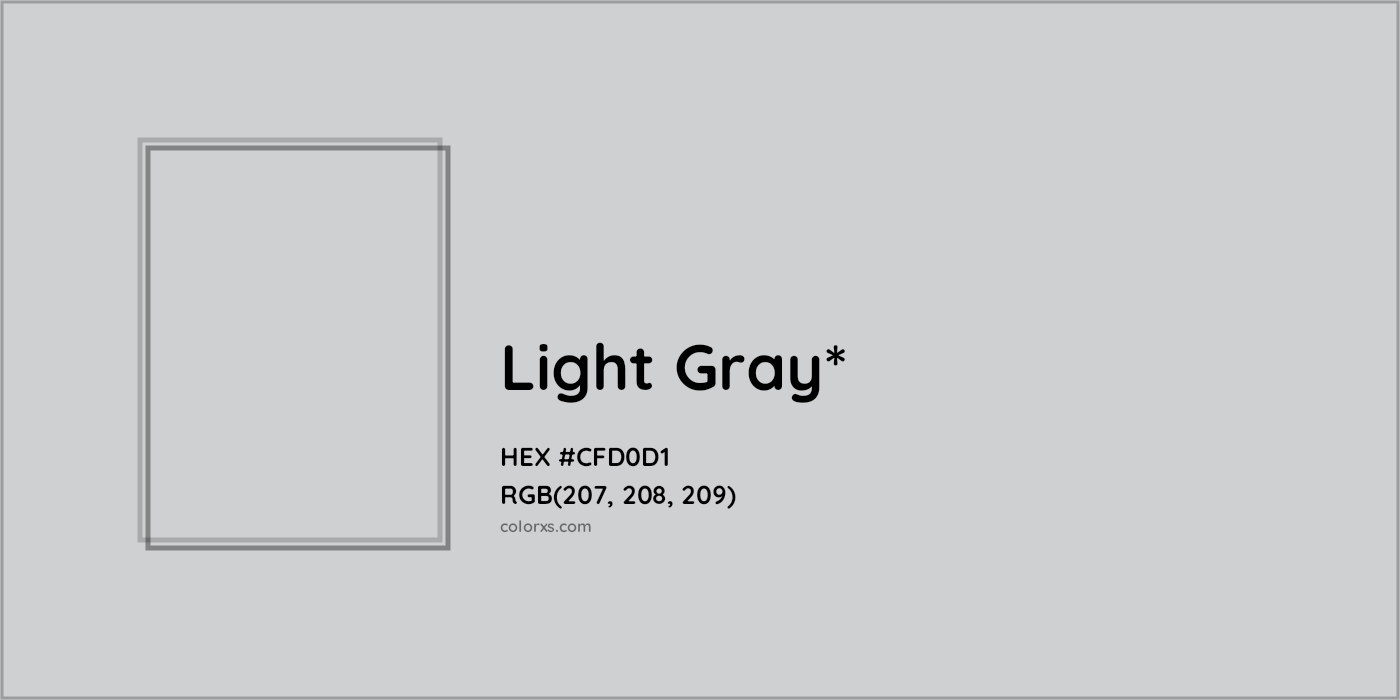 HEX #CFD0D1 Color Name, Color Code, Palettes, Similar Paints, Images