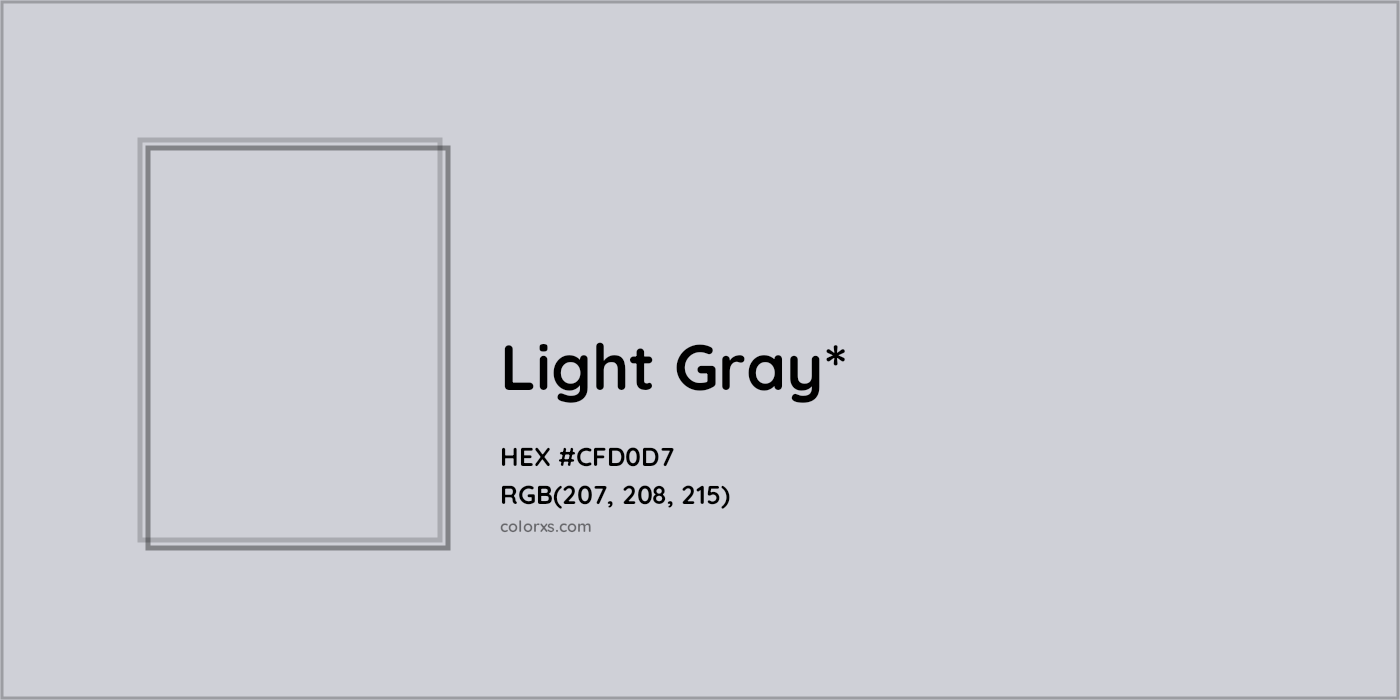 HEX #CFD0D7 Color Name, Color Code, Palettes, Similar Paints, Images