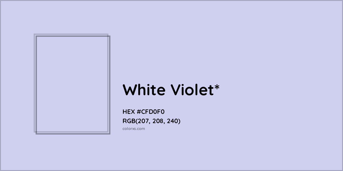 HEX #CFD0F0 Color Name, Color Code, Palettes, Similar Paints, Images
