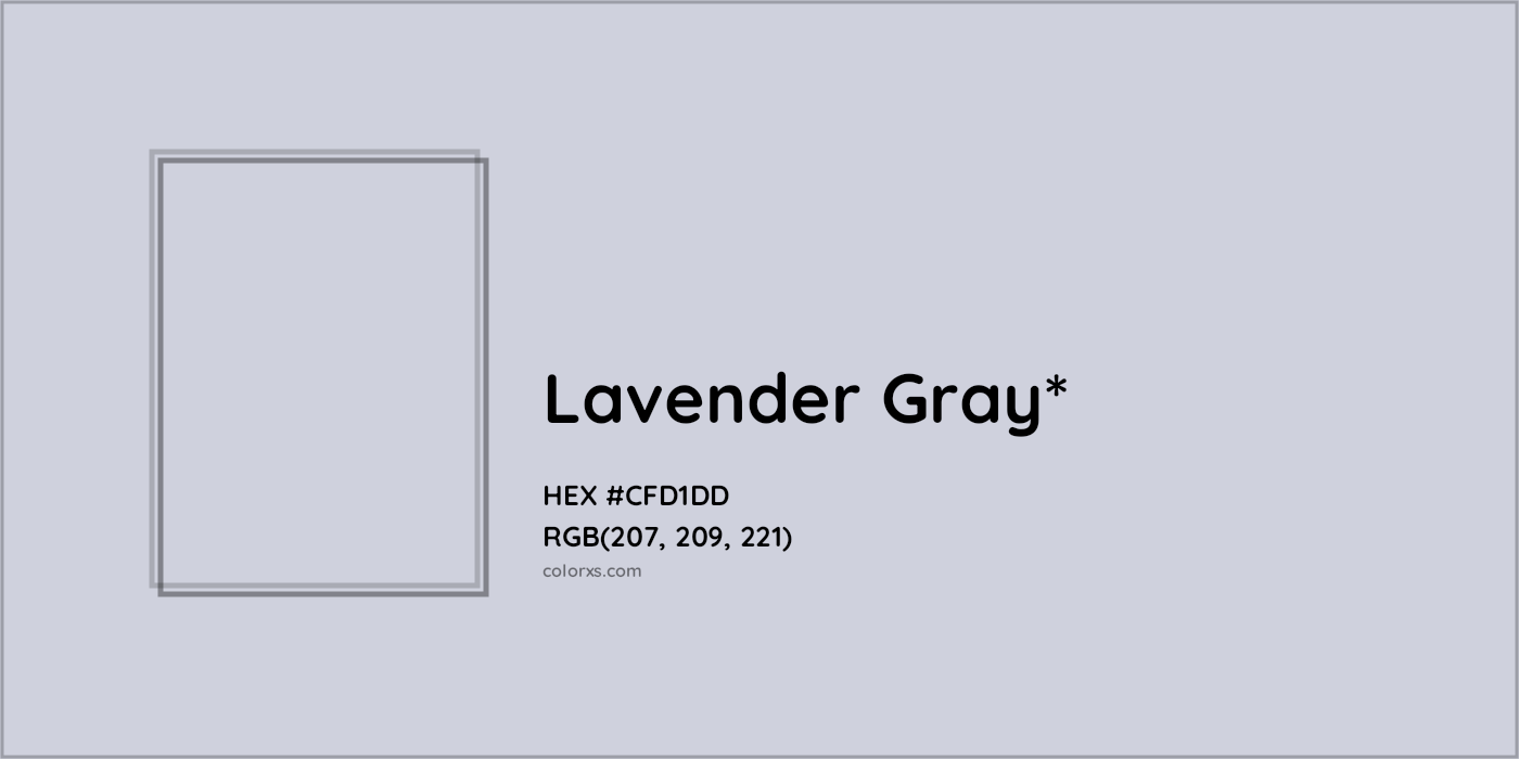 HEX #CFD1DD Color Name, Color Code, Palettes, Similar Paints, Images