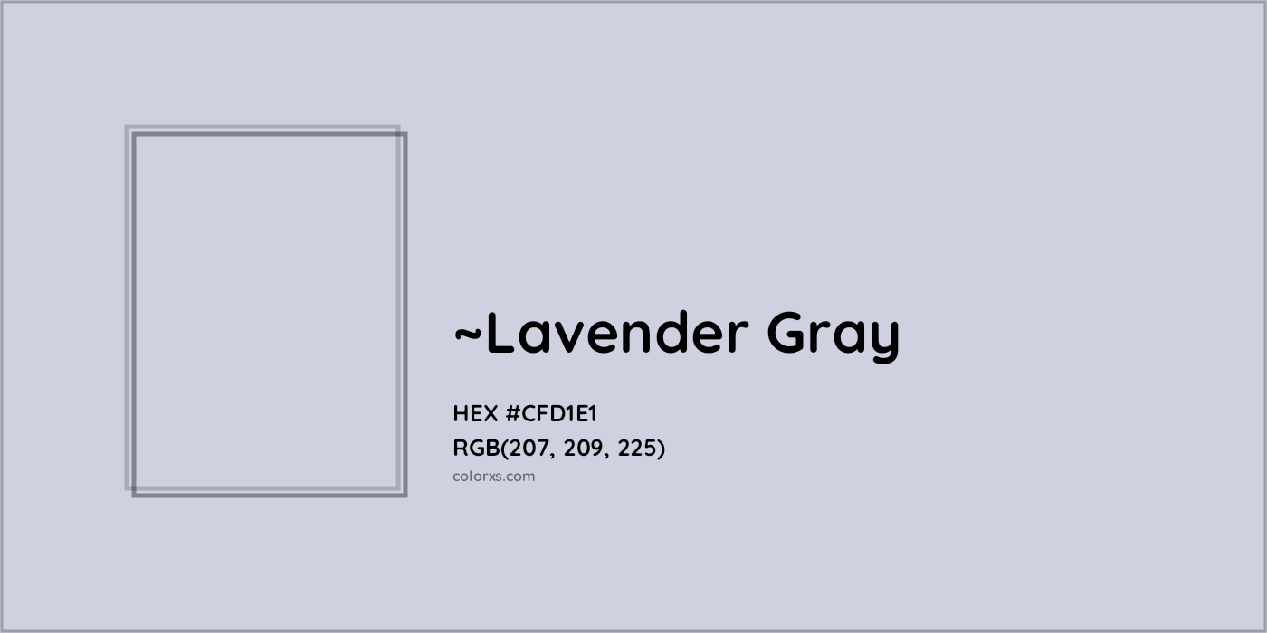 HEX #CFD1E1 Color Name, Color Code, Palettes, Similar Paints, Images
