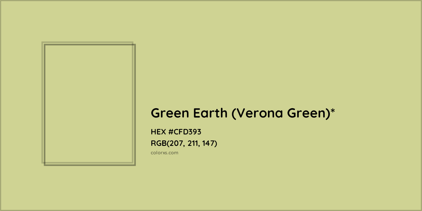 HEX #CFD393 Color Name, Color Code, Palettes, Similar Paints, Images