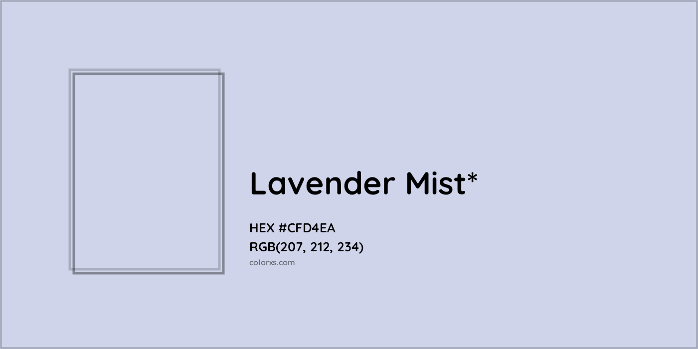 HEX #CFD4EA Color Name, Color Code, Palettes, Similar Paints, Images
