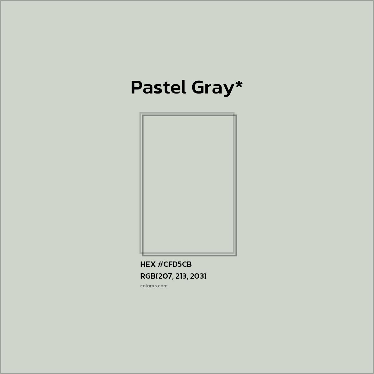 HEX #CFD5CB Color Name, Color Code, Palettes, Similar Paints, Images
