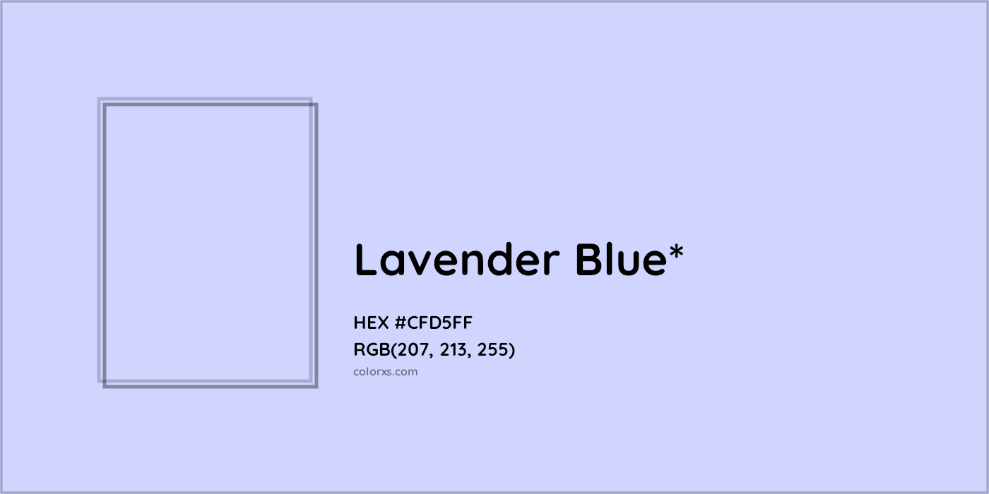 HEX #CFD5FF Color Name, Color Code, Palettes, Similar Paints, Images