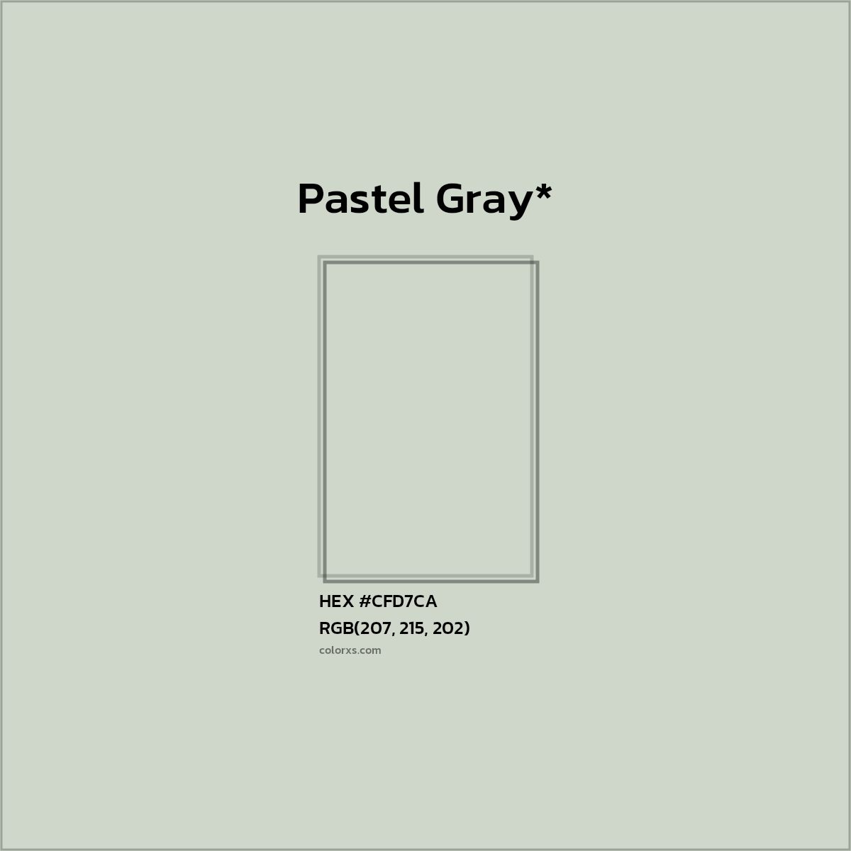 HEX #CFD7CA Color Name, Color Code, Palettes, Similar Paints, Images