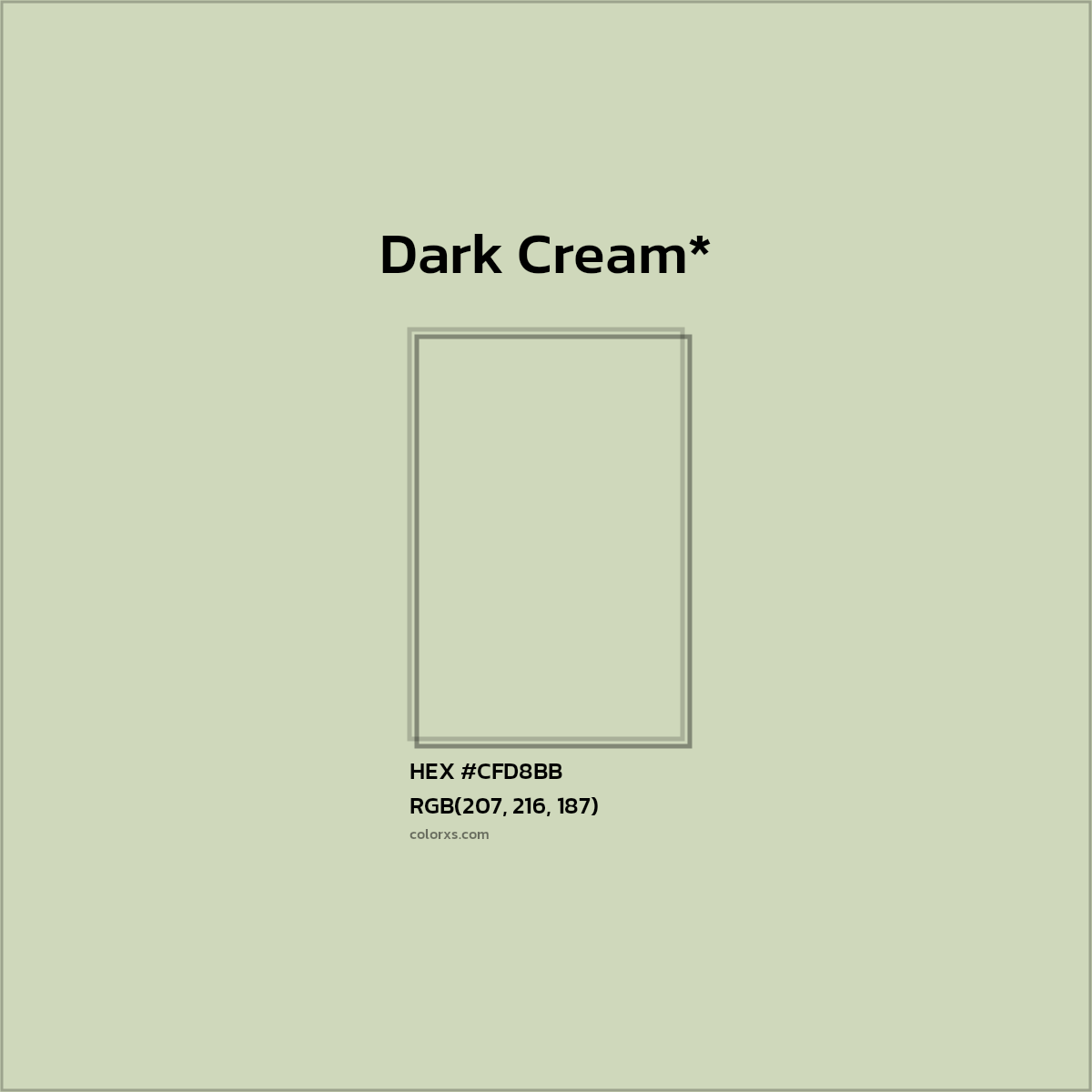 HEX #CFD8BB Color Name, Color Code, Palettes, Similar Paints, Images