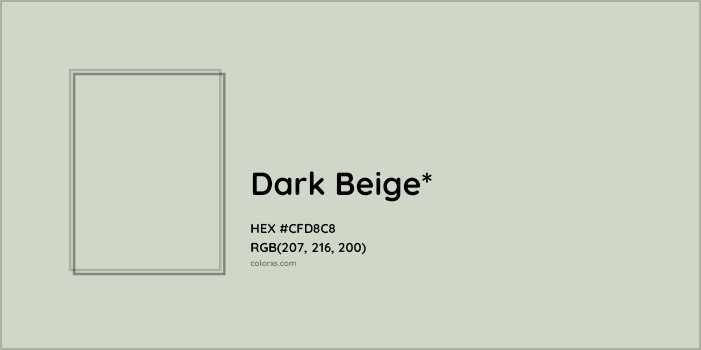 HEX #CFD8C8 Color Name, Color Code, Palettes, Similar Paints, Images