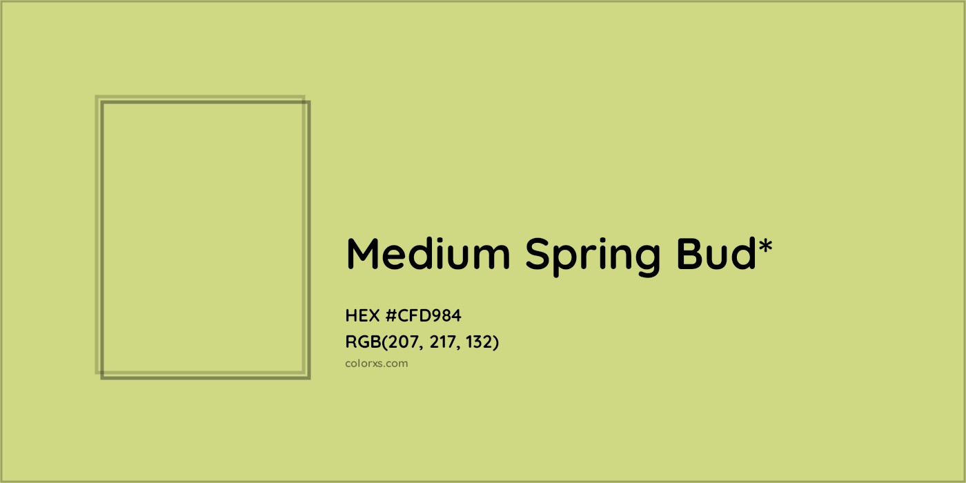 HEX #CFD984 Color Name, Color Code, Palettes, Similar Paints, Images