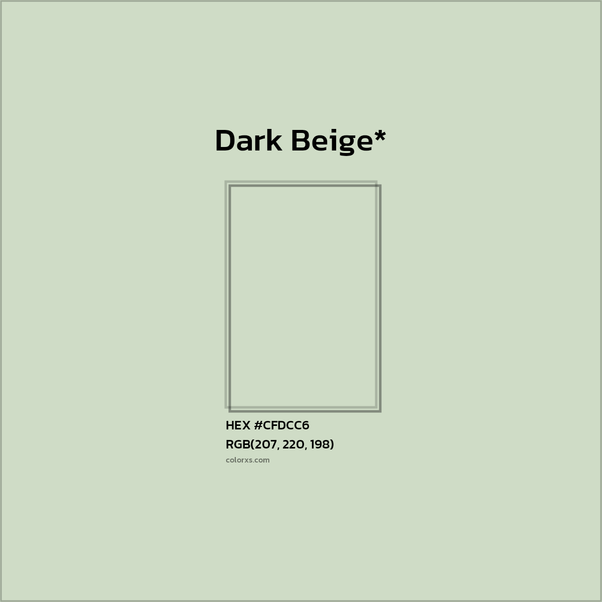 HEX #CFDCC6 Color Name, Color Code, Palettes, Similar Paints, Images