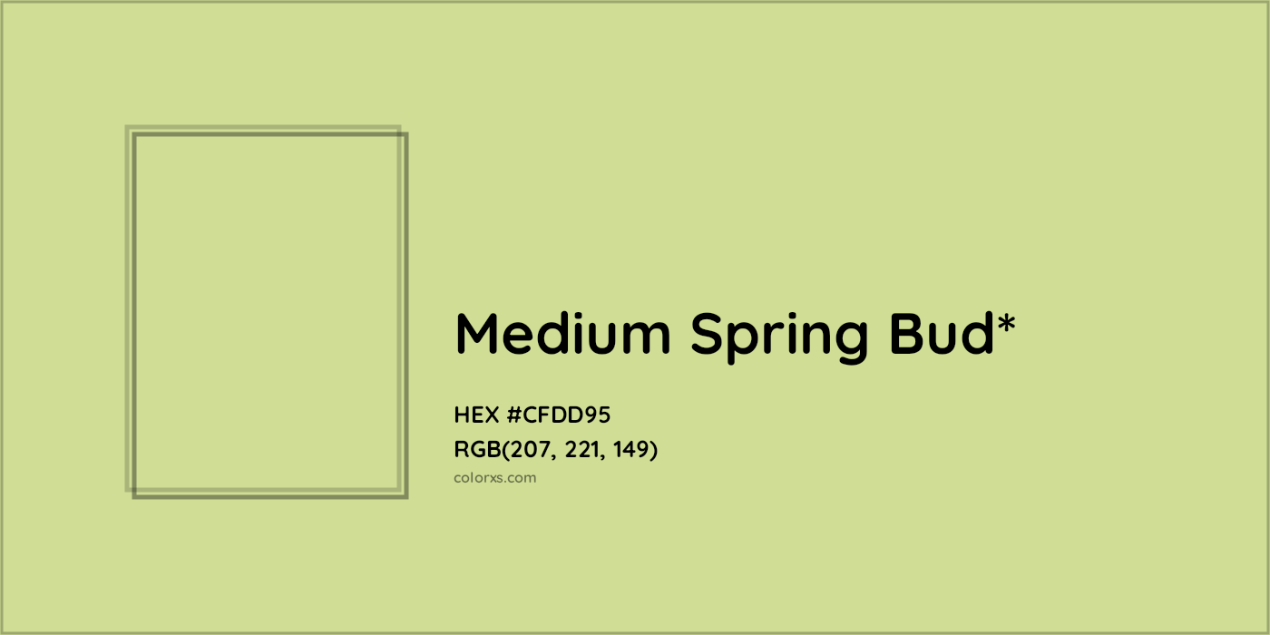 HEX #CFDD95 Color Name, Color Code, Palettes, Similar Paints, Images