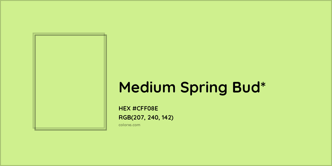 HEX #CFF08E Color Name, Color Code, Palettes, Similar Paints, Images
