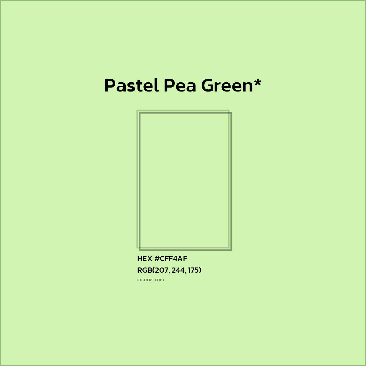 HEX #CFF4AF Color Name, Color Code, Palettes, Similar Paints, Images