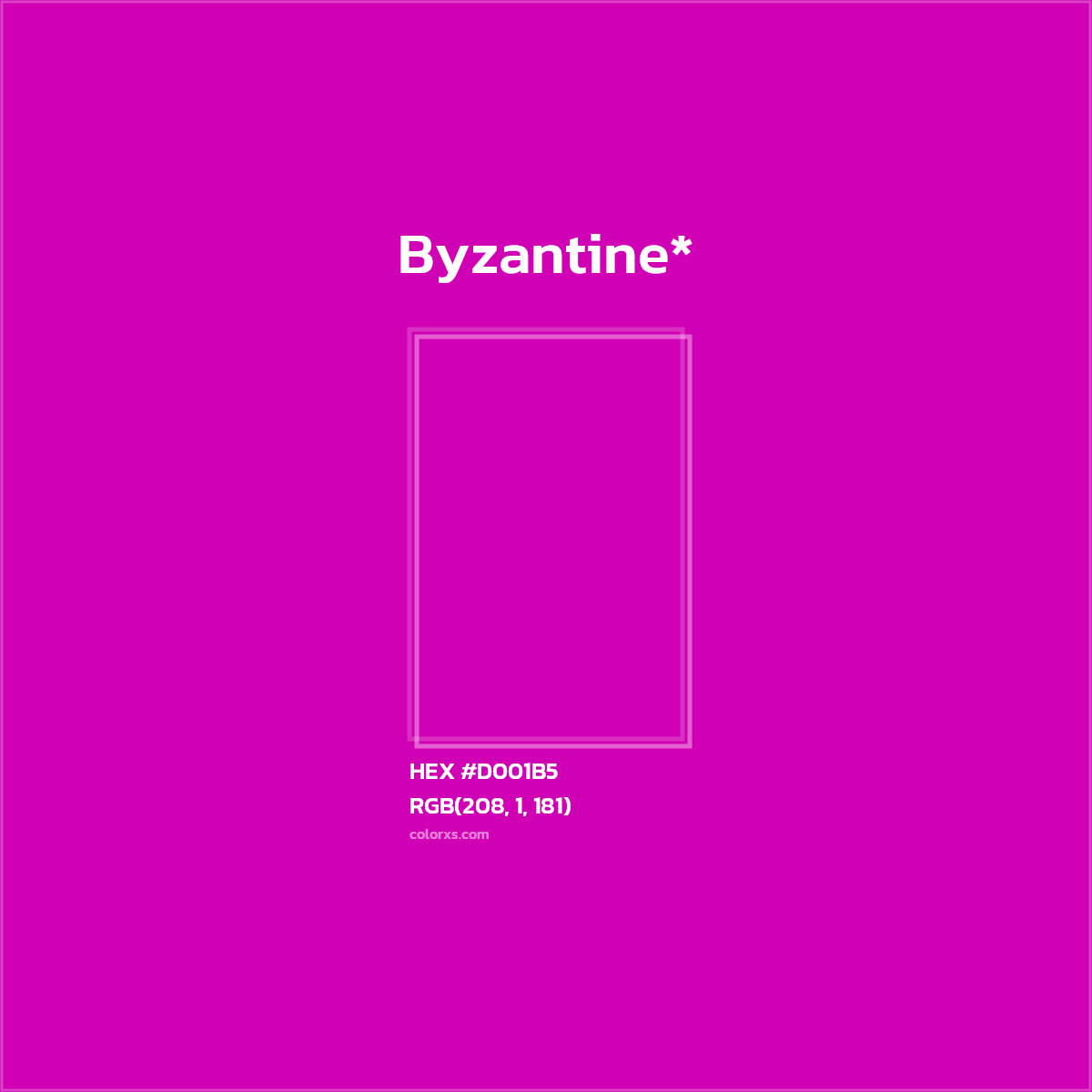 HEX #D001B5 Color Name, Color Code, Palettes, Similar Paints, Images