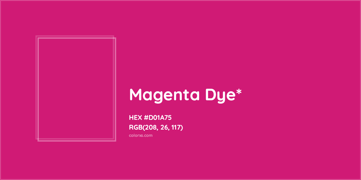 HEX #D01A75 Color Name, Color Code, Palettes, Similar Paints, Images