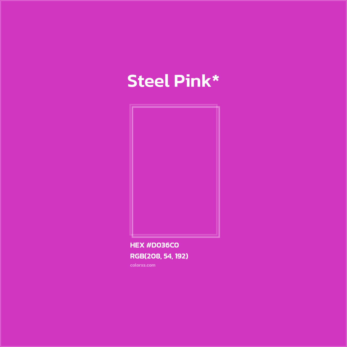 HEX #D036C0 Color Name, Color Code, Palettes, Similar Paints, Images
