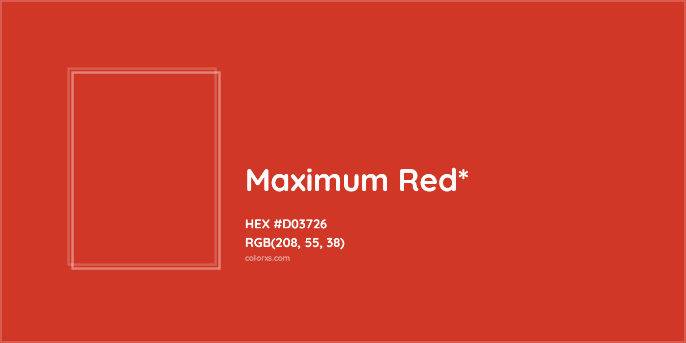 HEX #D03726 Color Name, Color Code, Palettes, Similar Paints, Images