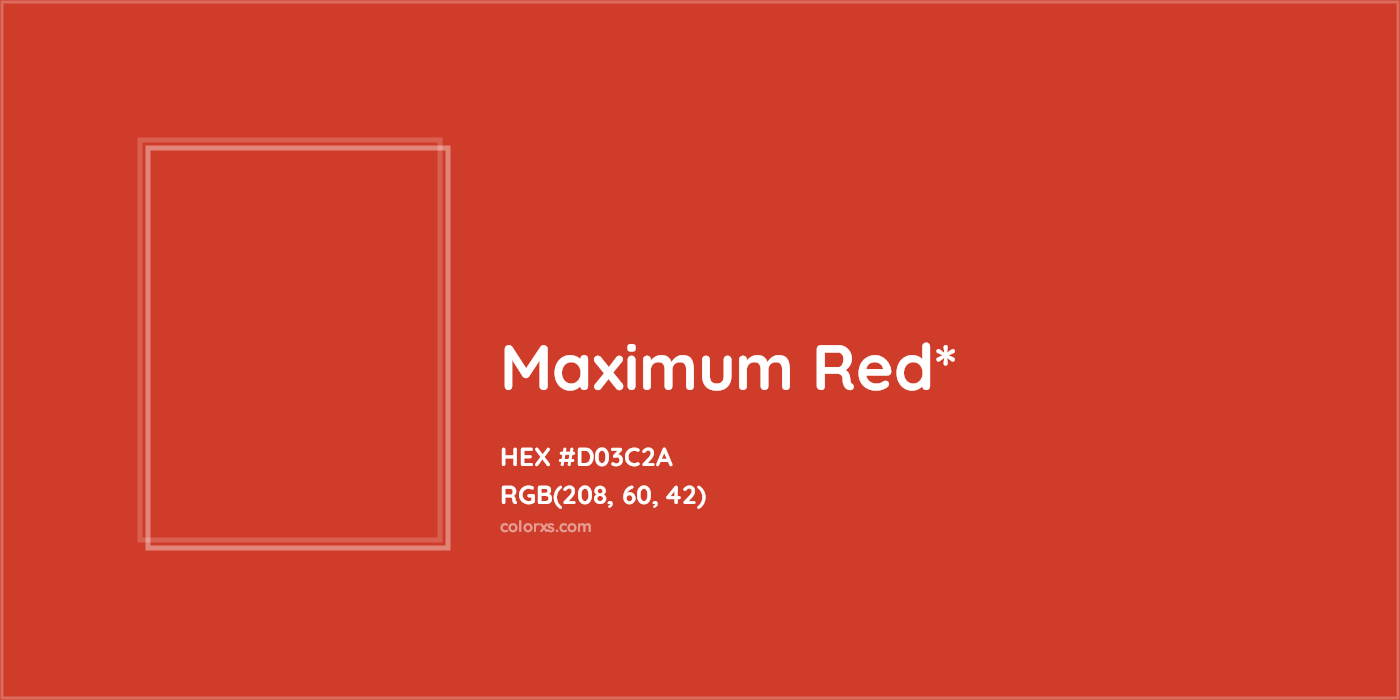 HEX #D03C2A Color Name, Color Code, Palettes, Similar Paints, Images