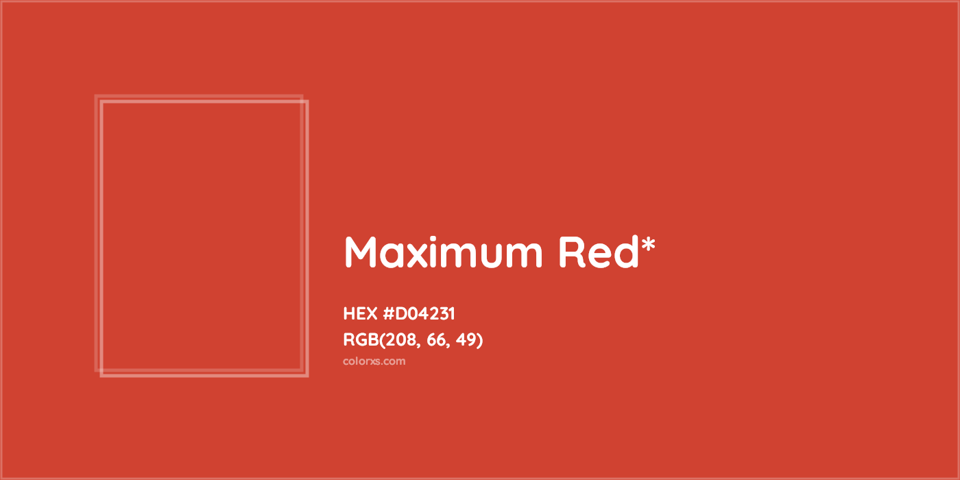 HEX #D04231 Color Name, Color Code, Palettes, Similar Paints, Images