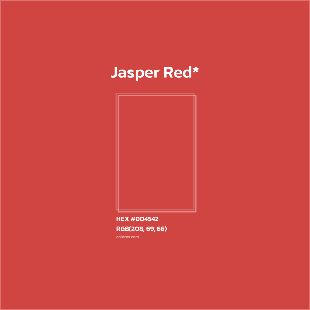 HEX #D04542 Color Name, Color Code, Palettes, Similar Paints, Images