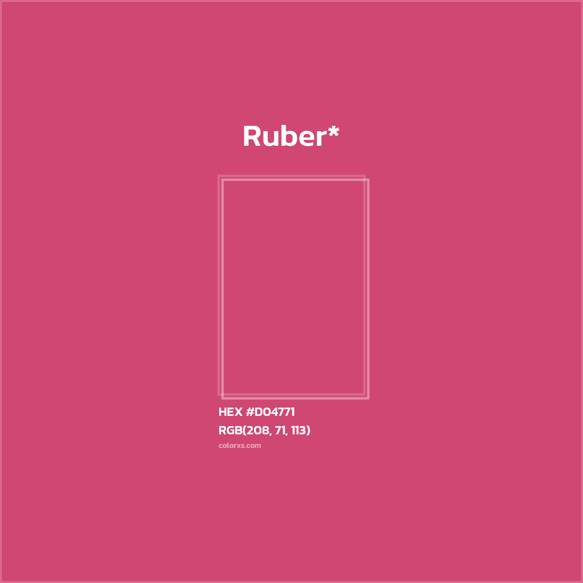 HEX #D04771 Color Name, Color Code, Palettes, Similar Paints, Images