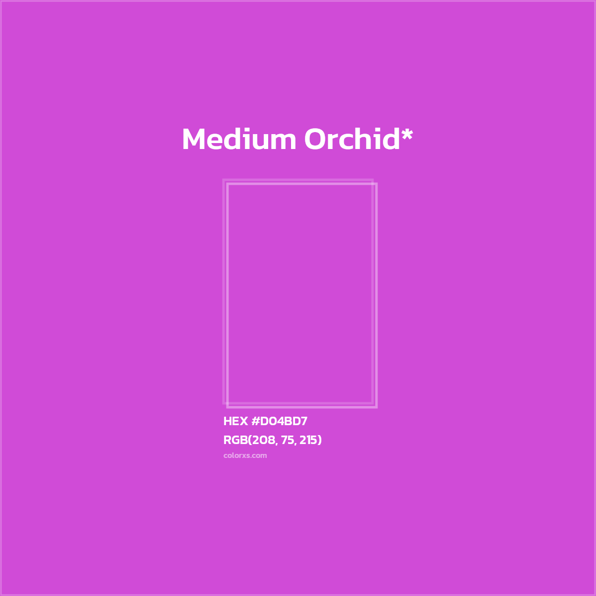 HEX #D04BD7 Color Name, Color Code, Palettes, Similar Paints, Images