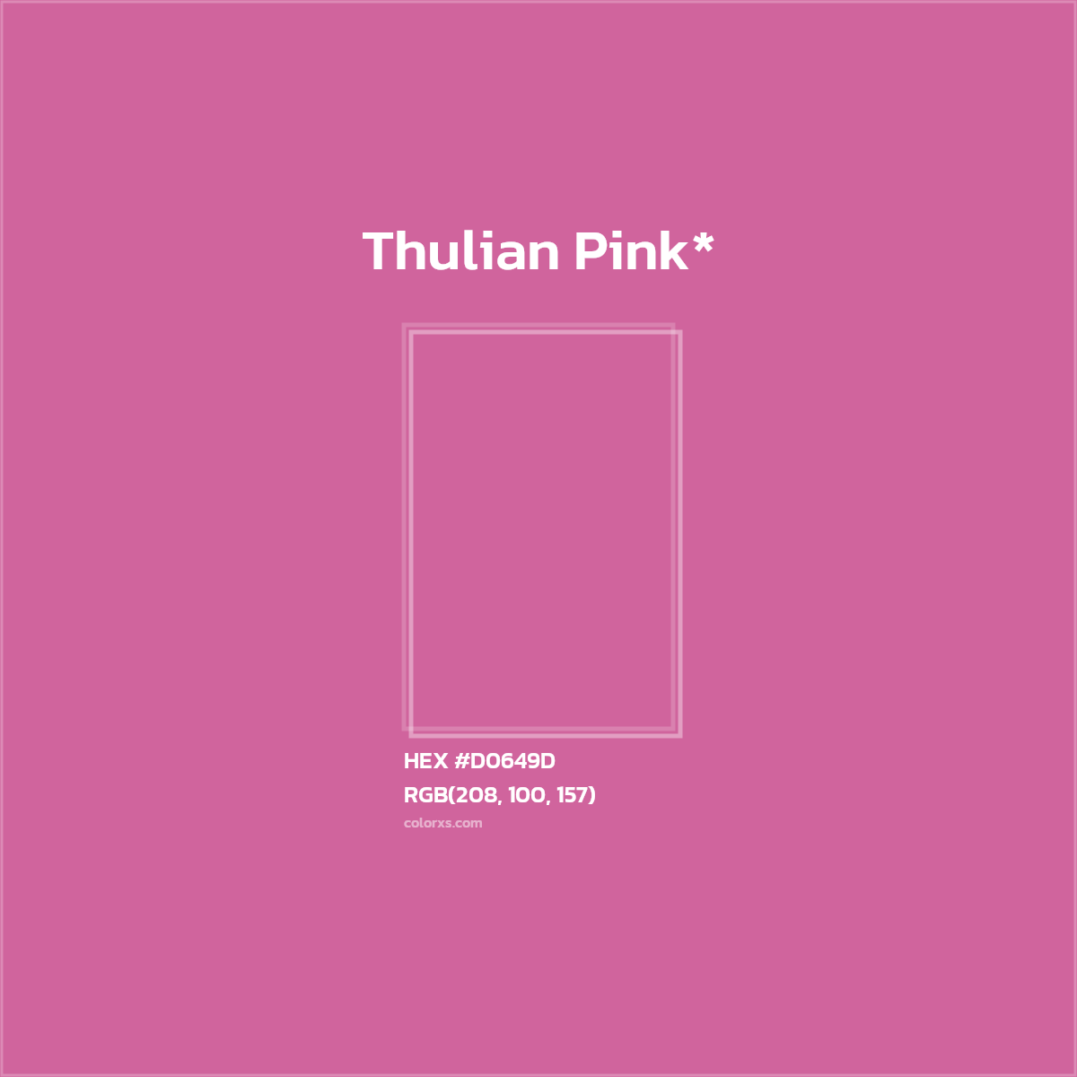 HEX #D0649D Color Name, Color Code, Palettes, Similar Paints, Images