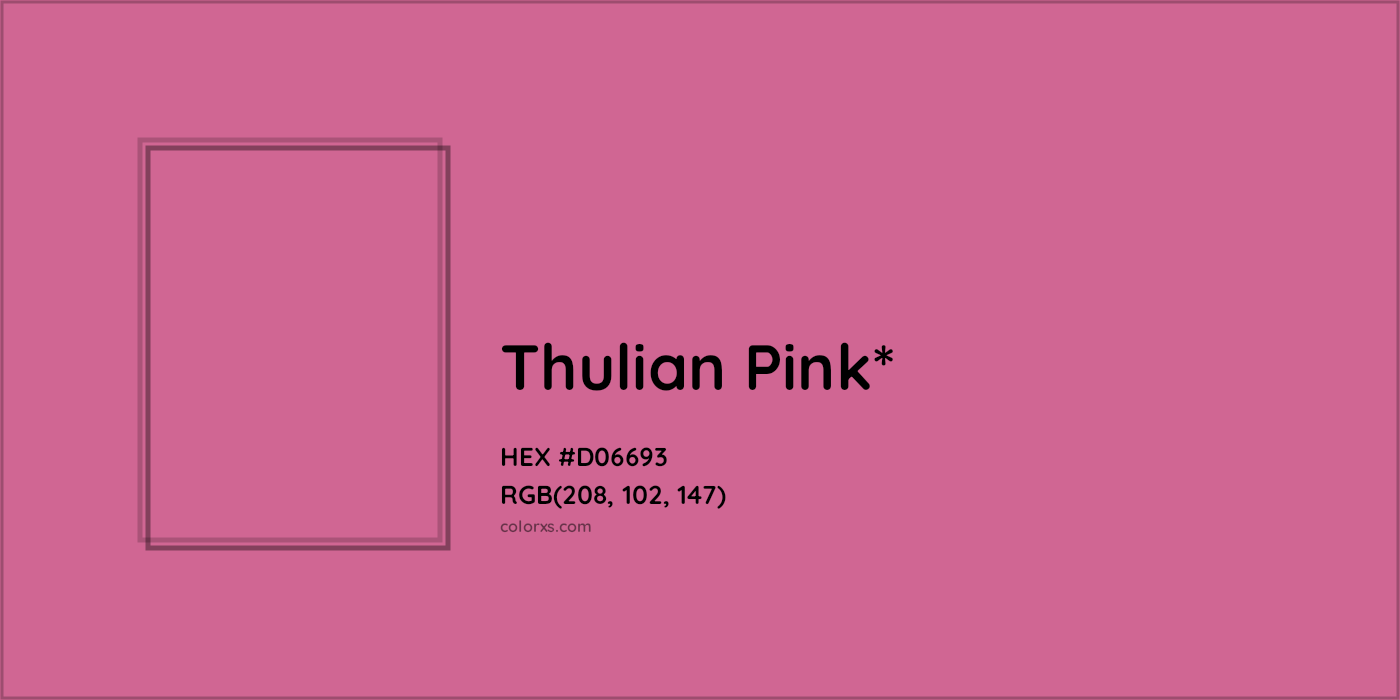 HEX #D06693 Color Name, Color Code, Palettes, Similar Paints, Images