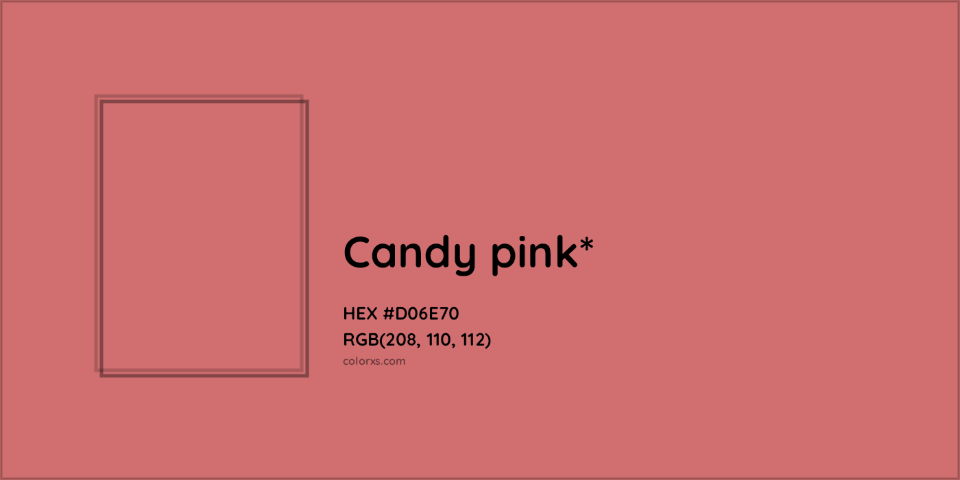HEX #D06E70 Color Name, Color Code, Palettes, Similar Paints, Images