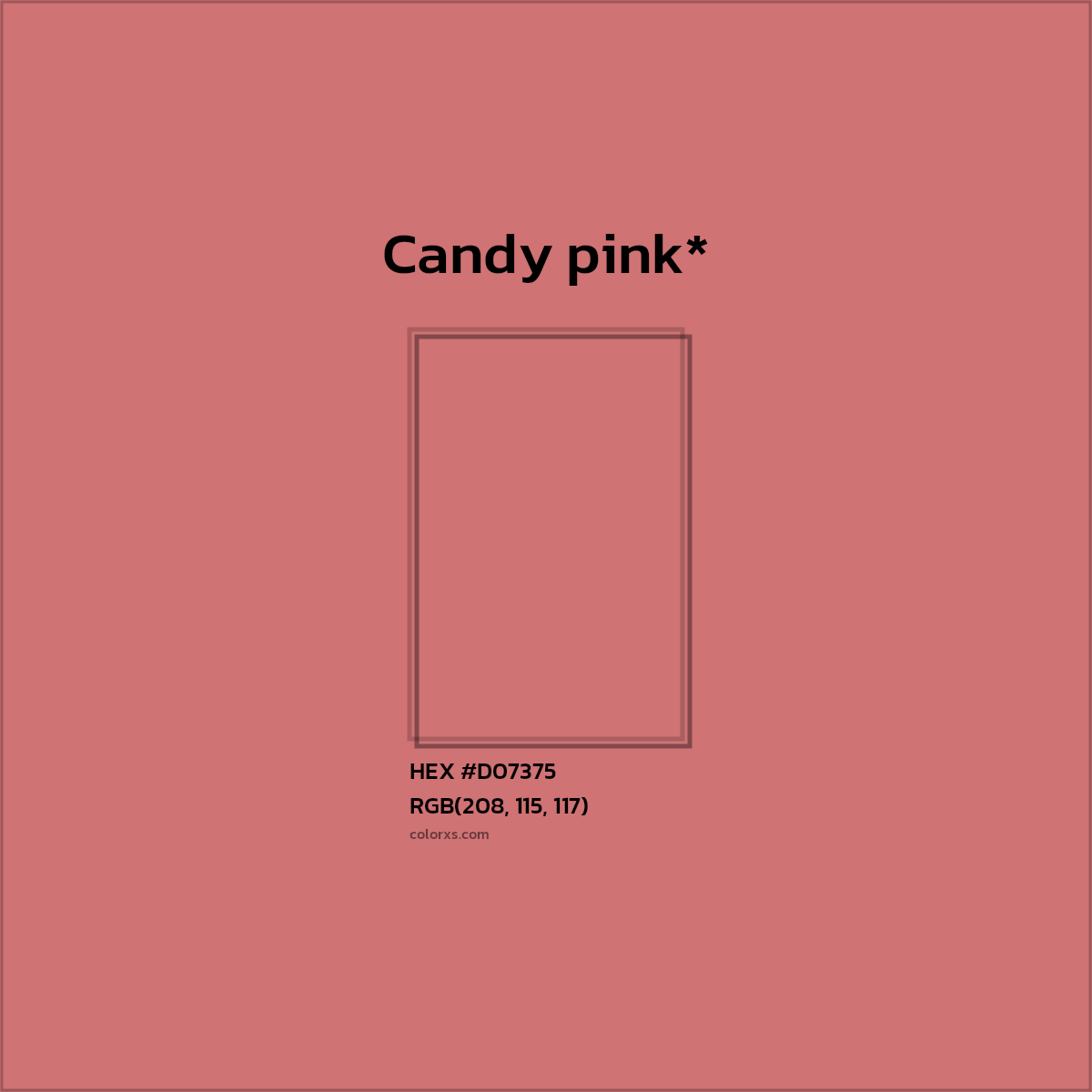 HEX #D07375 Color Name, Color Code, Palettes, Similar Paints, Images