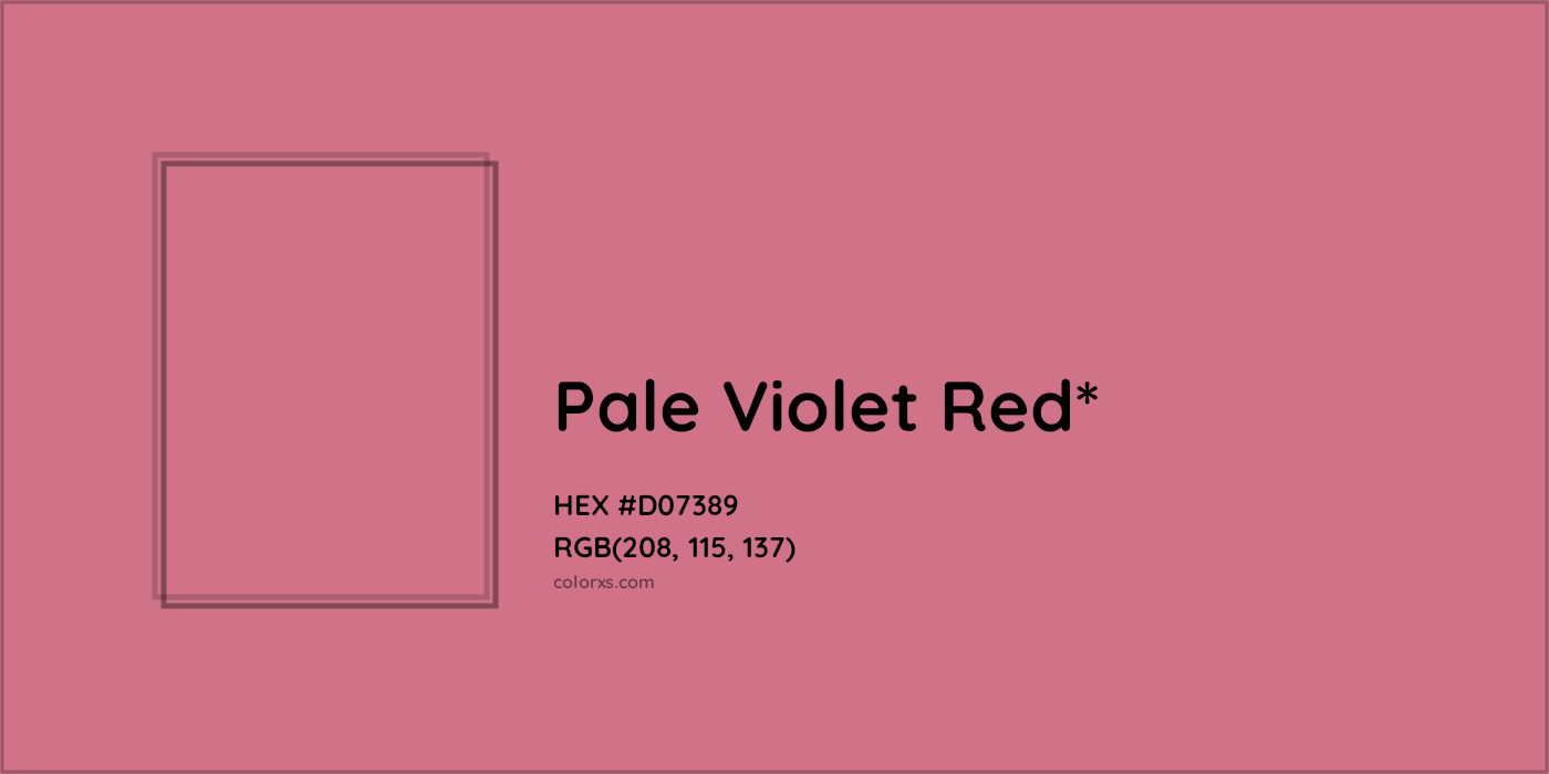 HEX #D07389 Color Name, Color Code, Palettes, Similar Paints, Images
