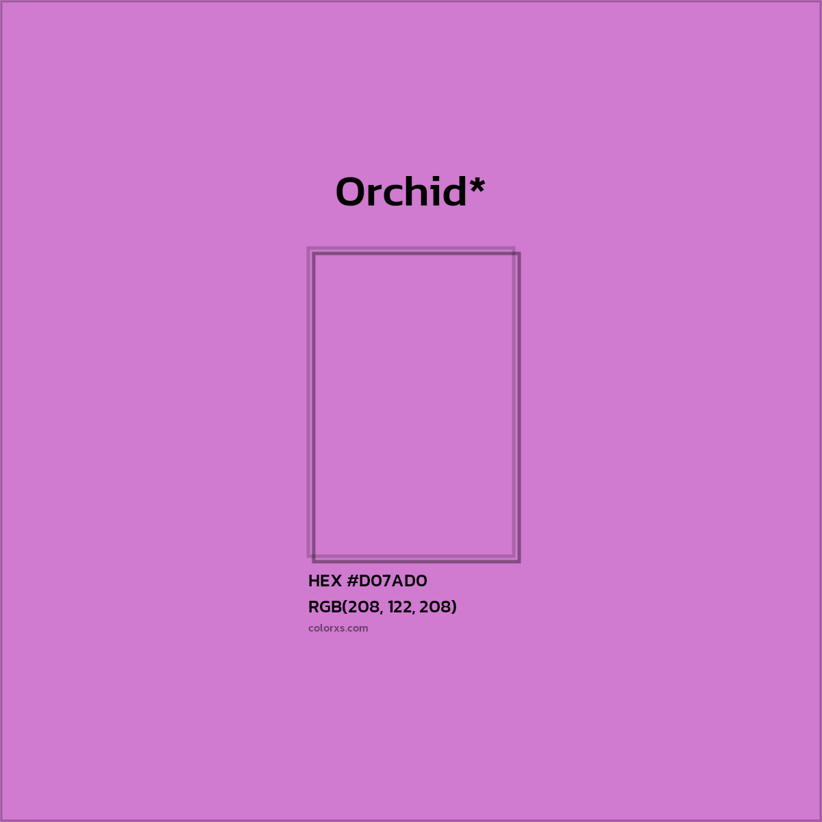 HEX #D07AD0 Color Name, Color Code, Palettes, Similar Paints, Images