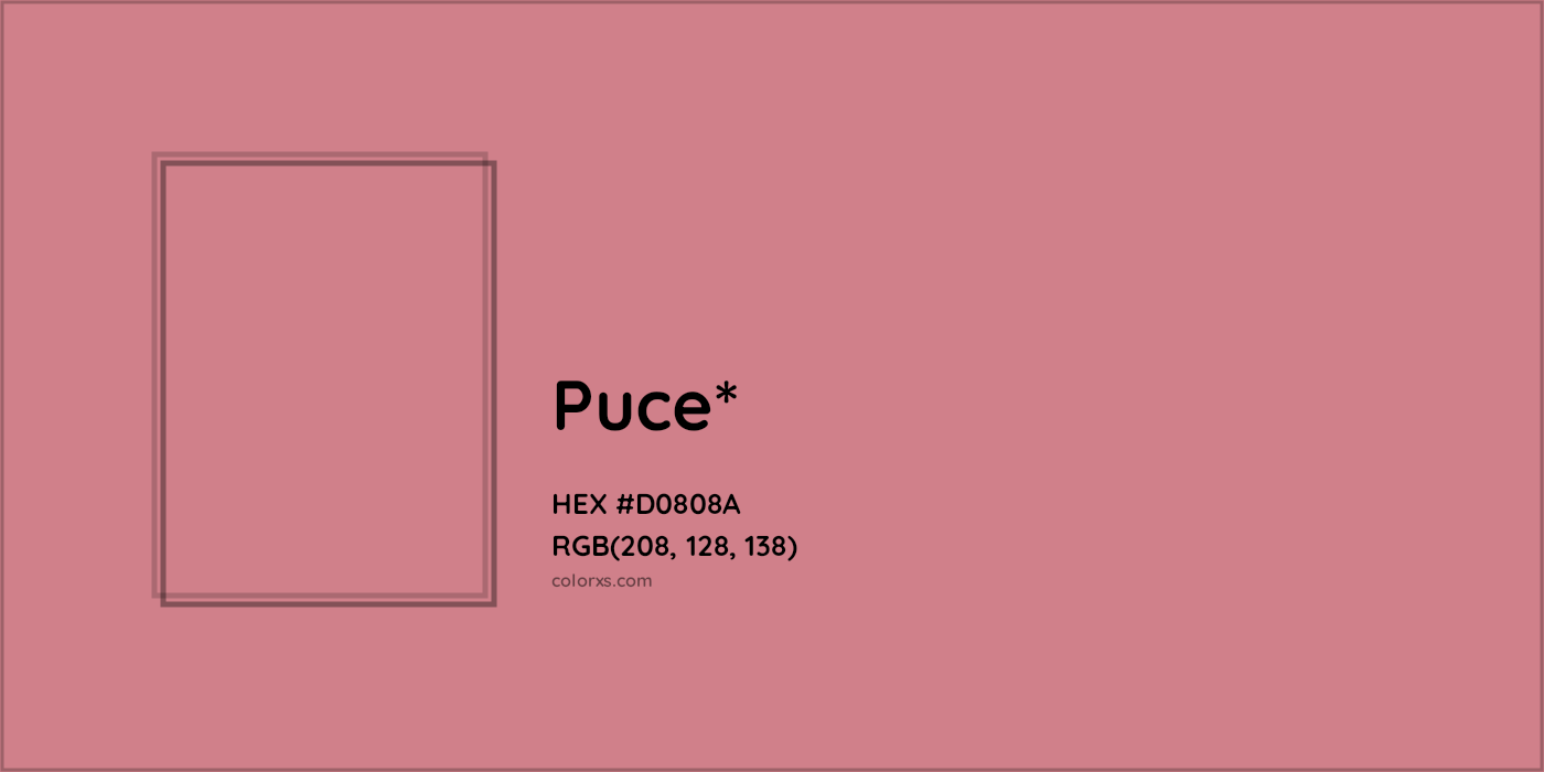 HEX #D0808A Color Name, Color Code, Palettes, Similar Paints, Images