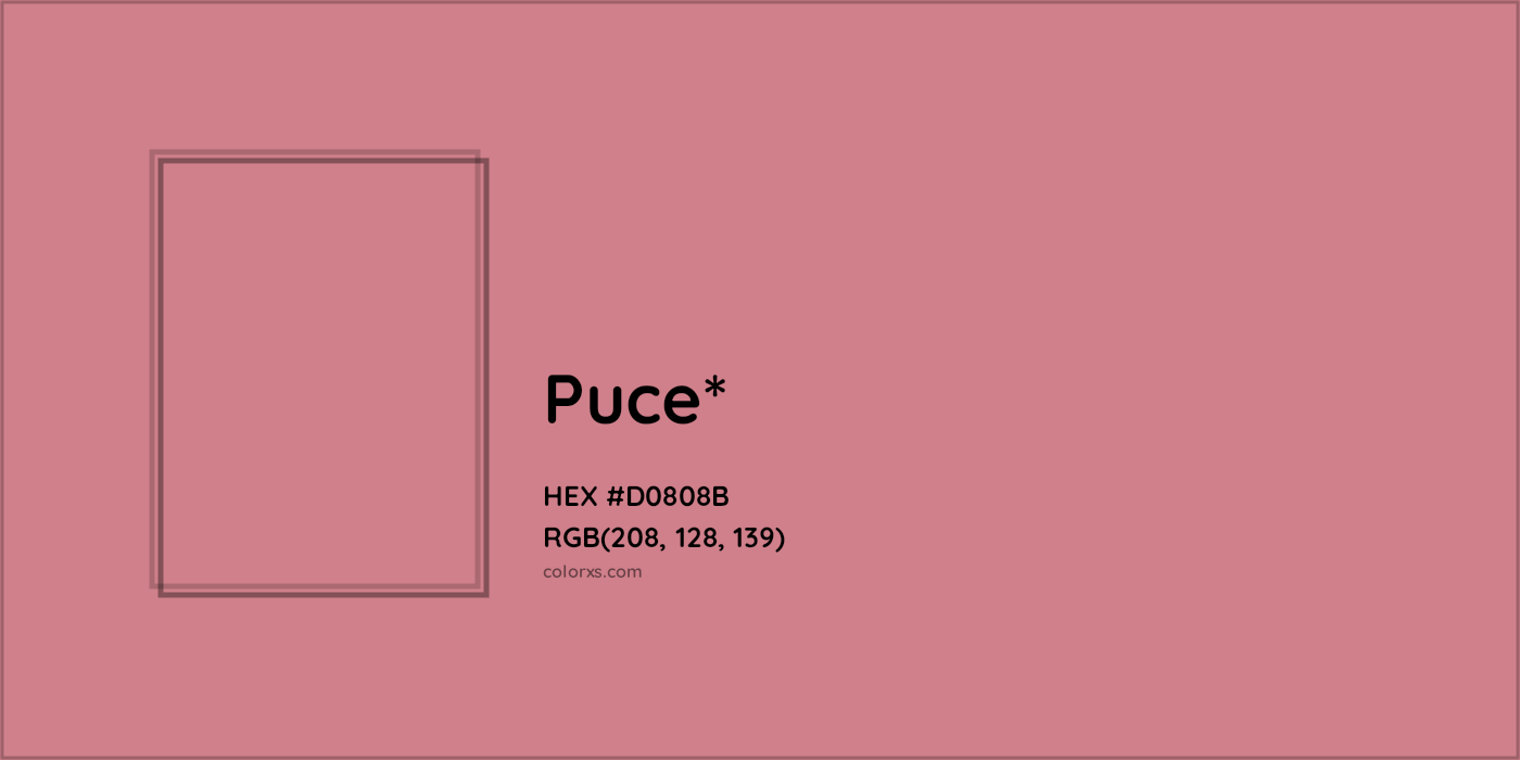 HEX #D0808B Color Name, Color Code, Palettes, Similar Paints, Images