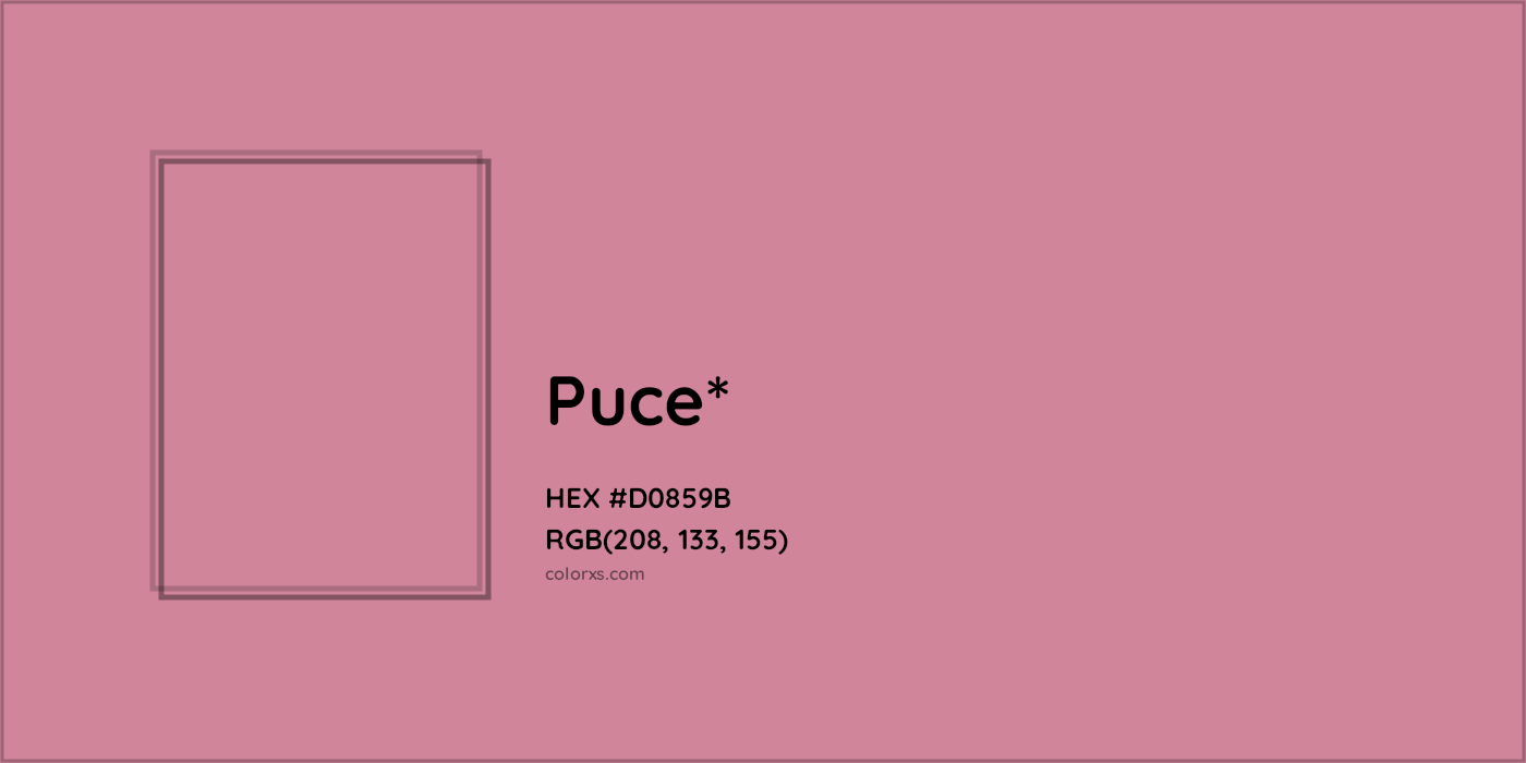 HEX #D0859B Color Name, Color Code, Palettes, Similar Paints, Images