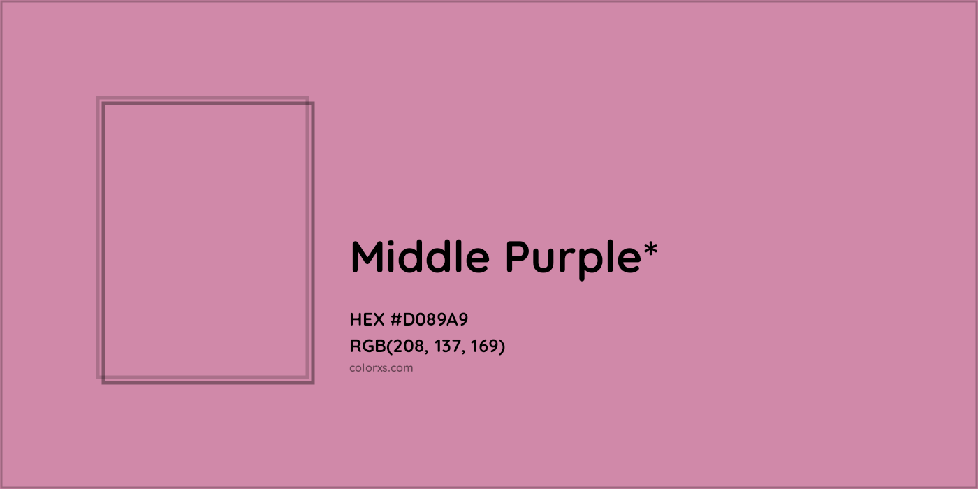 HEX #D089A9 Color Name, Color Code, Palettes, Similar Paints, Images