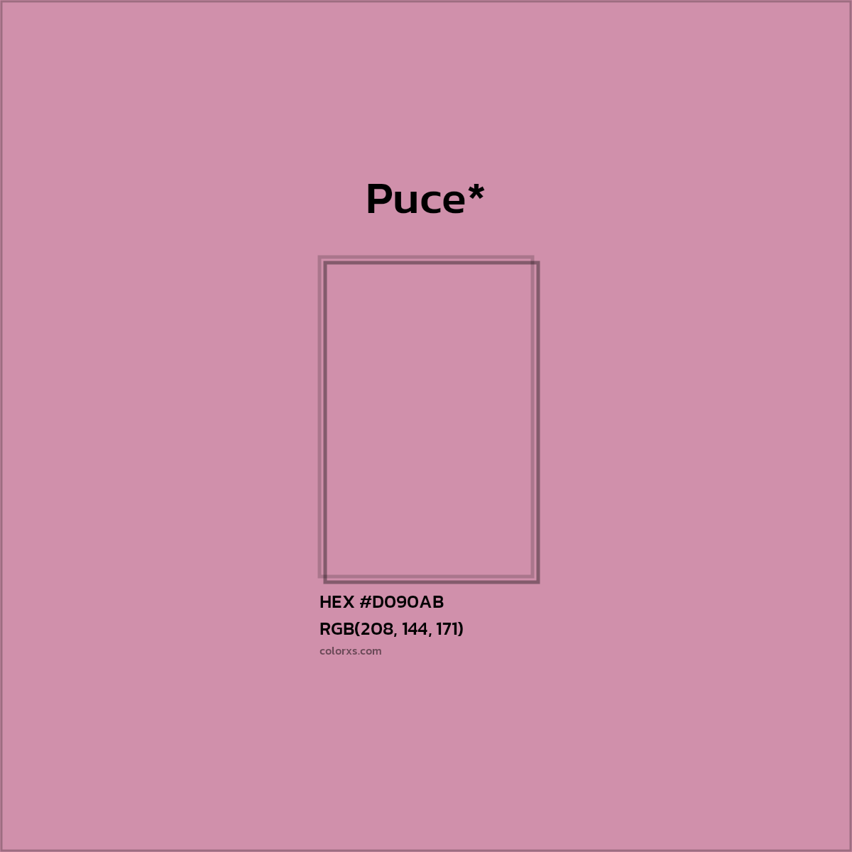 HEX #D090AB Color Name, Color Code, Palettes, Similar Paints, Images