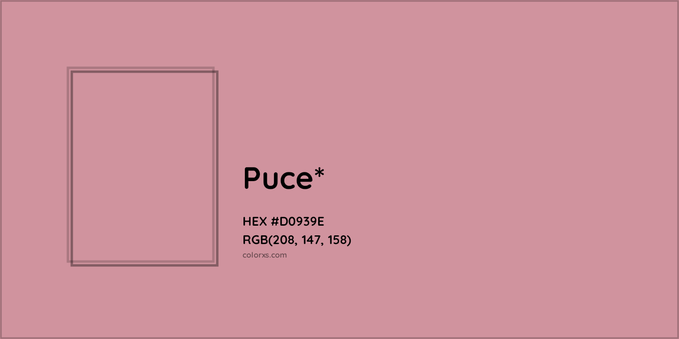 HEX #D0939E Color Name, Color Code, Palettes, Similar Paints, Images