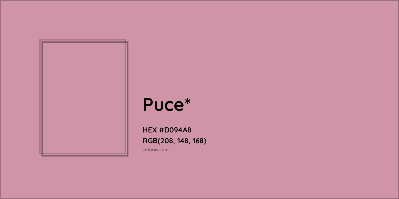 HEX #D094A8 Color Name, Color Code, Palettes, Similar Paints, Images