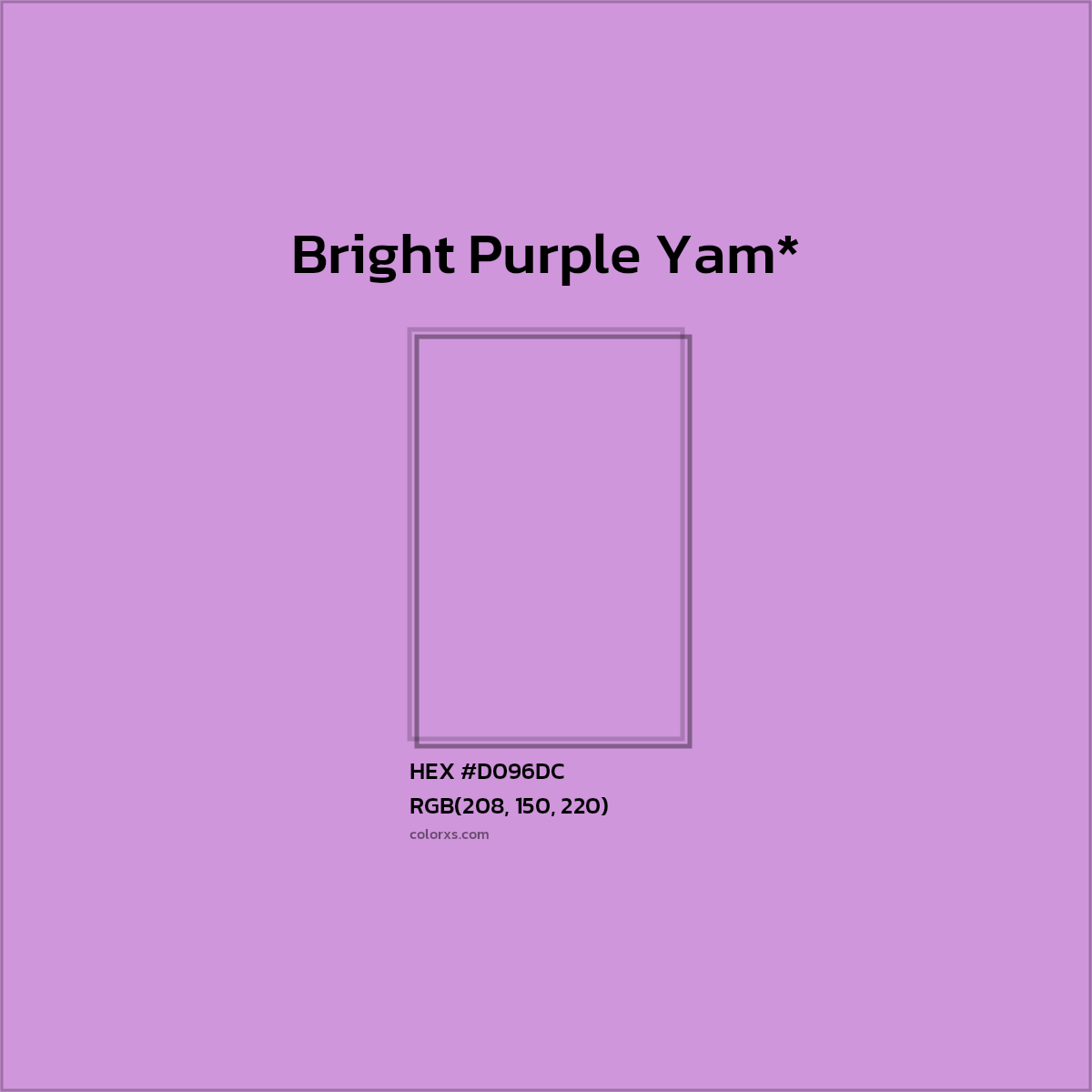 HEX #D096DC Color Name, Color Code, Palettes, Similar Paints, Images