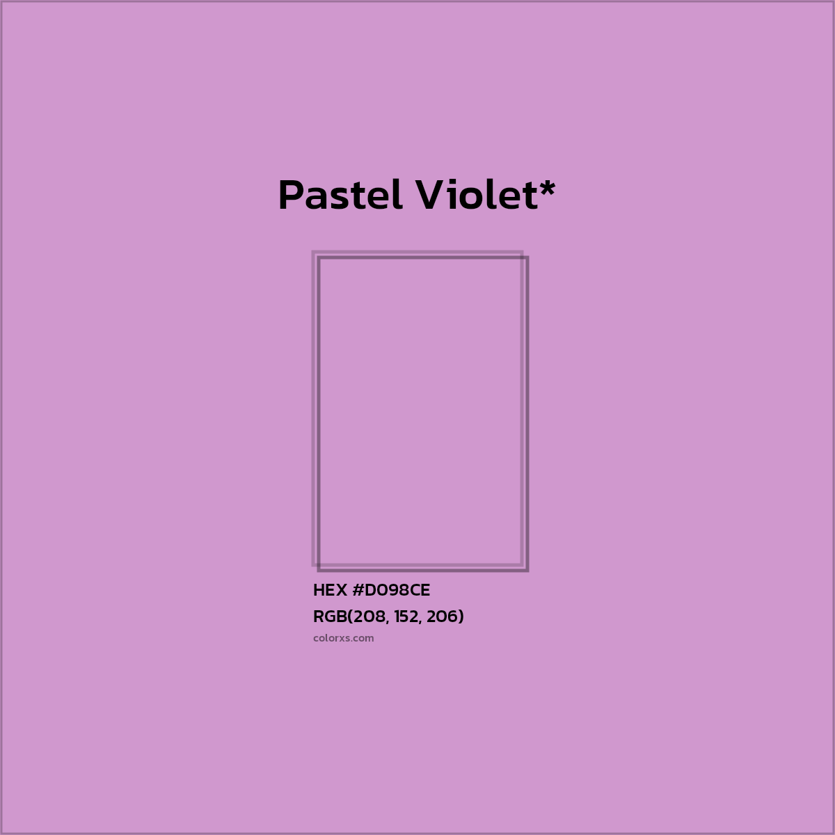HEX #D098CE Color Name, Color Code, Palettes, Similar Paints, Images