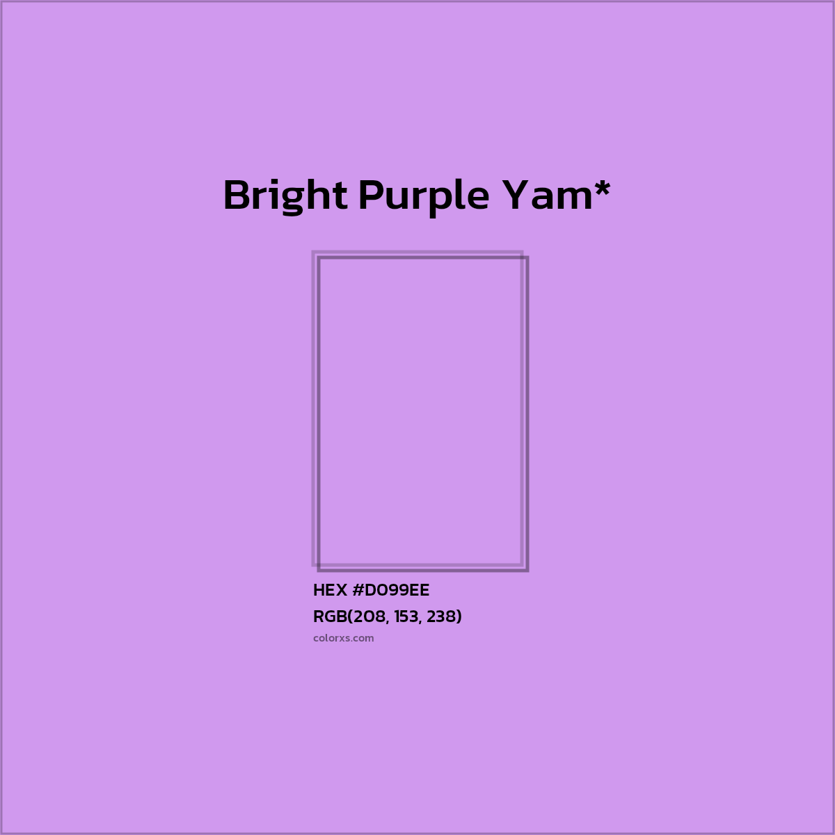 HEX #D099EE Color Name, Color Code, Palettes, Similar Paints, Images