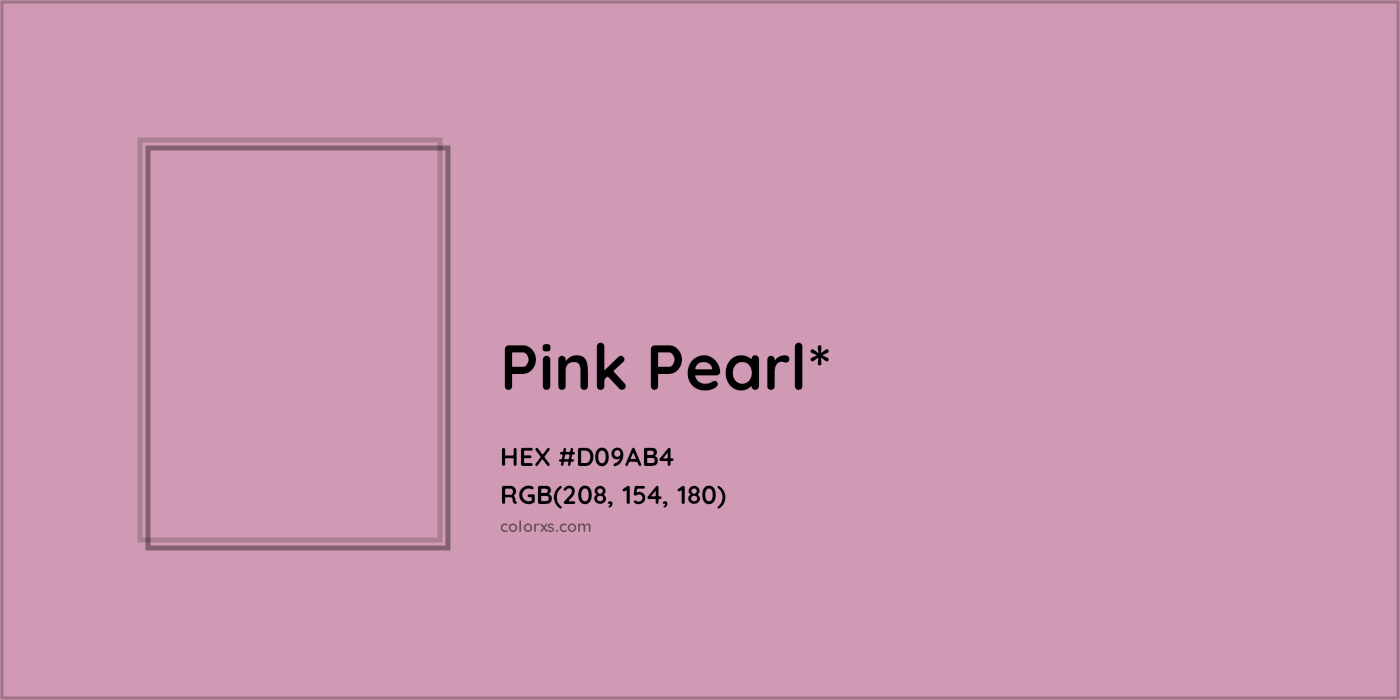 HEX #D09AB4 Color Name, Color Code, Palettes, Similar Paints, Images